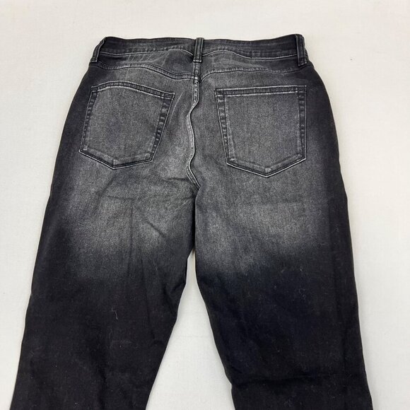 A.N.A Womens Distressed Black Jegging Size 10 High Rise Stretch - Picture 6 of 9